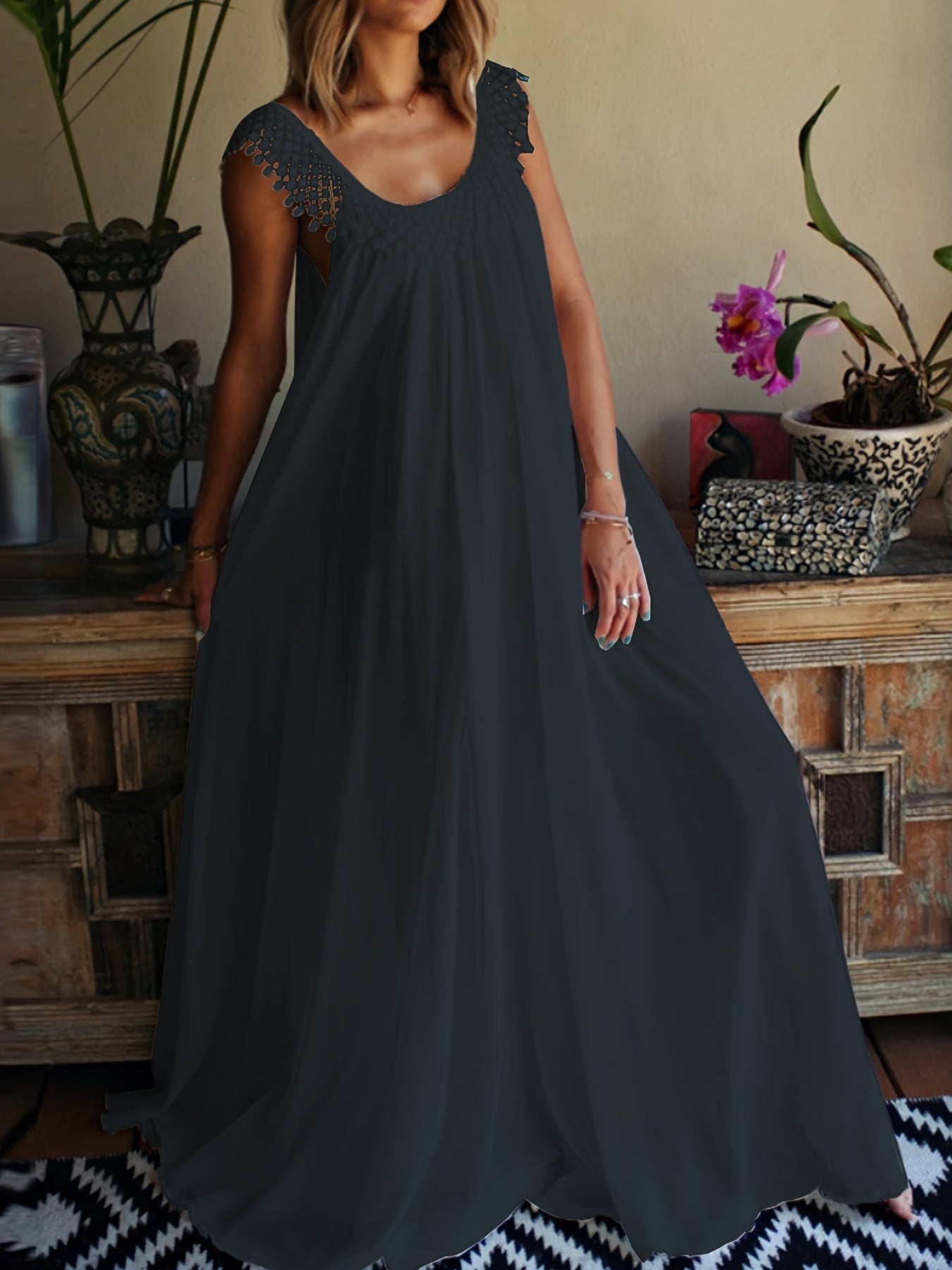 Seraphina | Plus-Size Boho Lace Dress