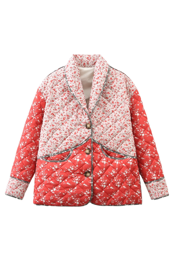 WW | Contrasting Stitch Cotton Jacket