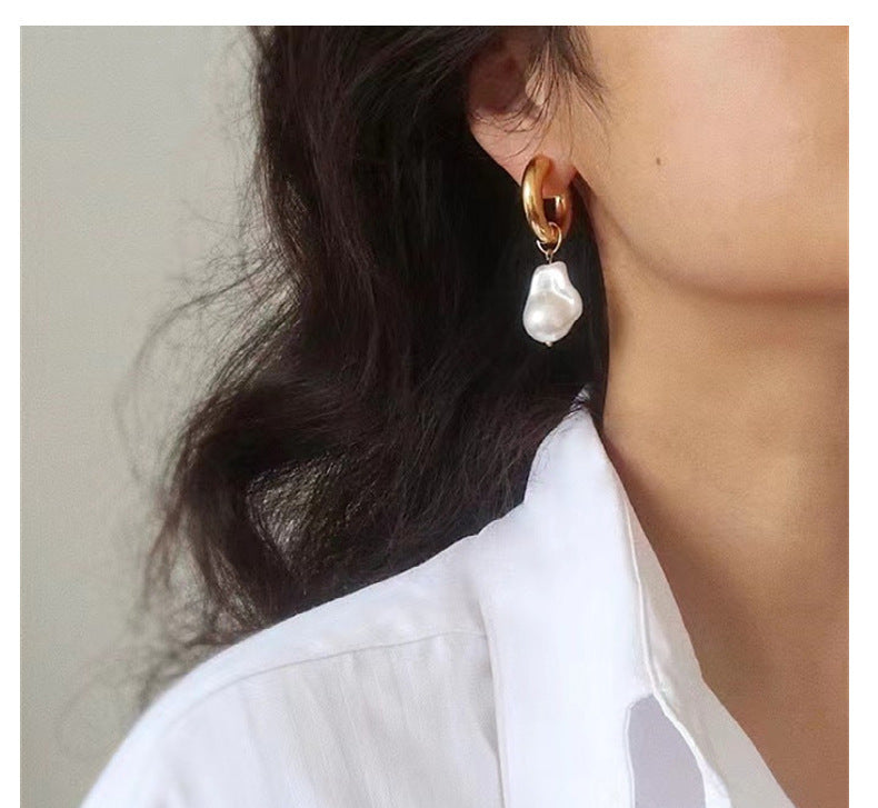 WW | Baroque Pearl Earrings
