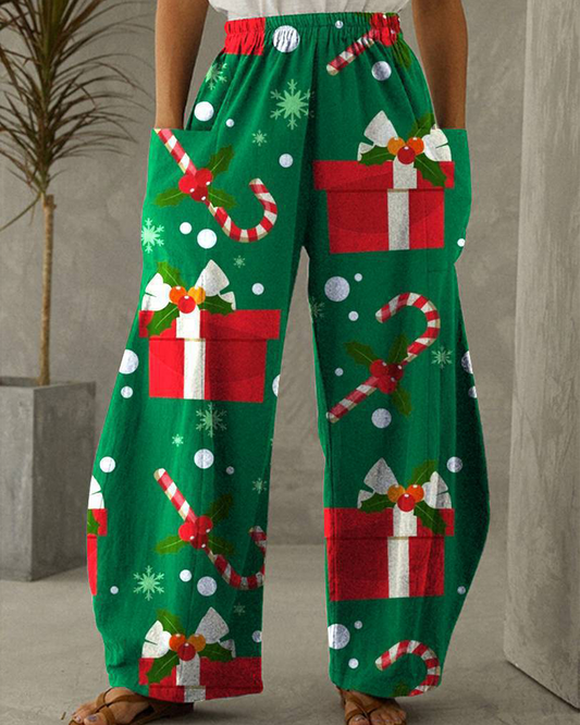 WW | Weihnachtsdruck Freizeit Hose