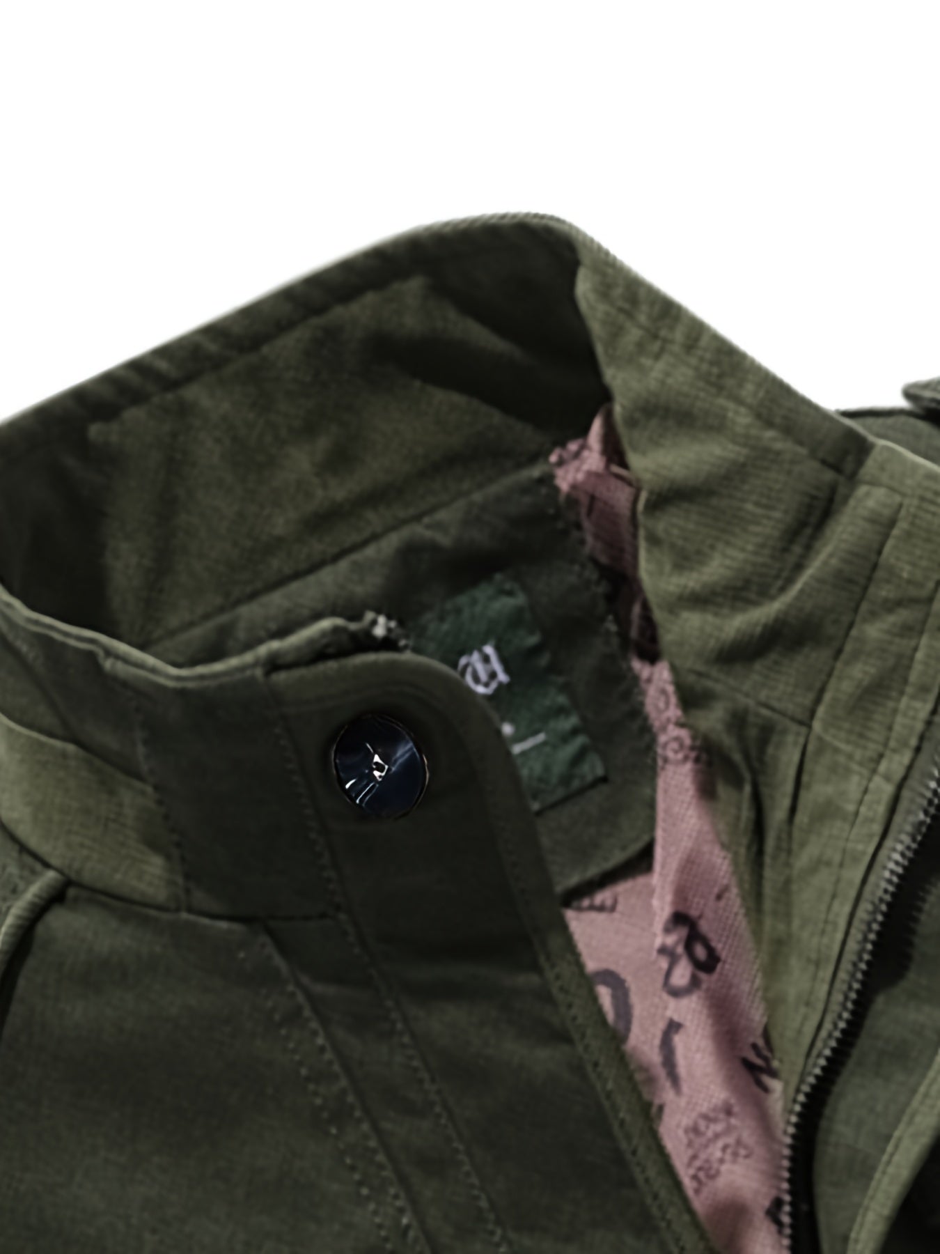 WW | Übergangsjacke mit Stehkragen - Leichte Freizeitjacke mit Knöpfen & Reißverschluss, Windbreaker im Military-Stil
