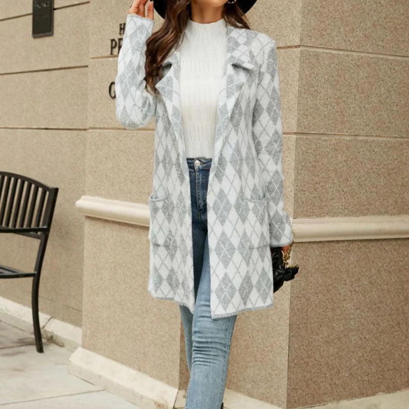WW | Geometric Knit Coat