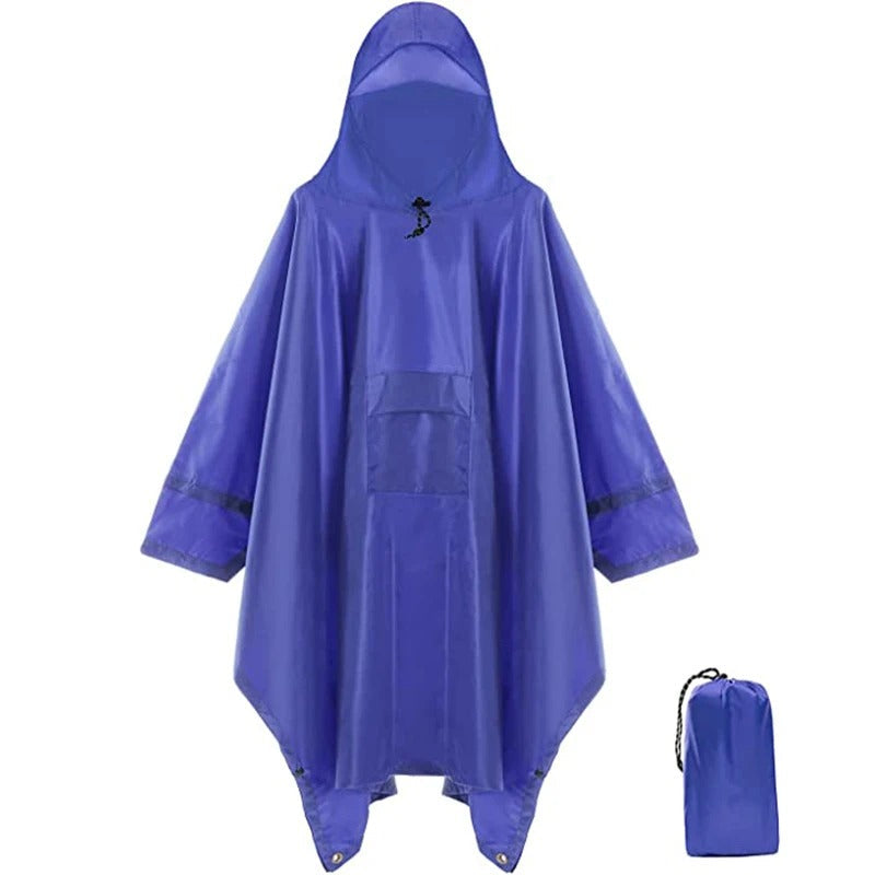 WW | Waterproof Poncho Backpack Cover for Hiking