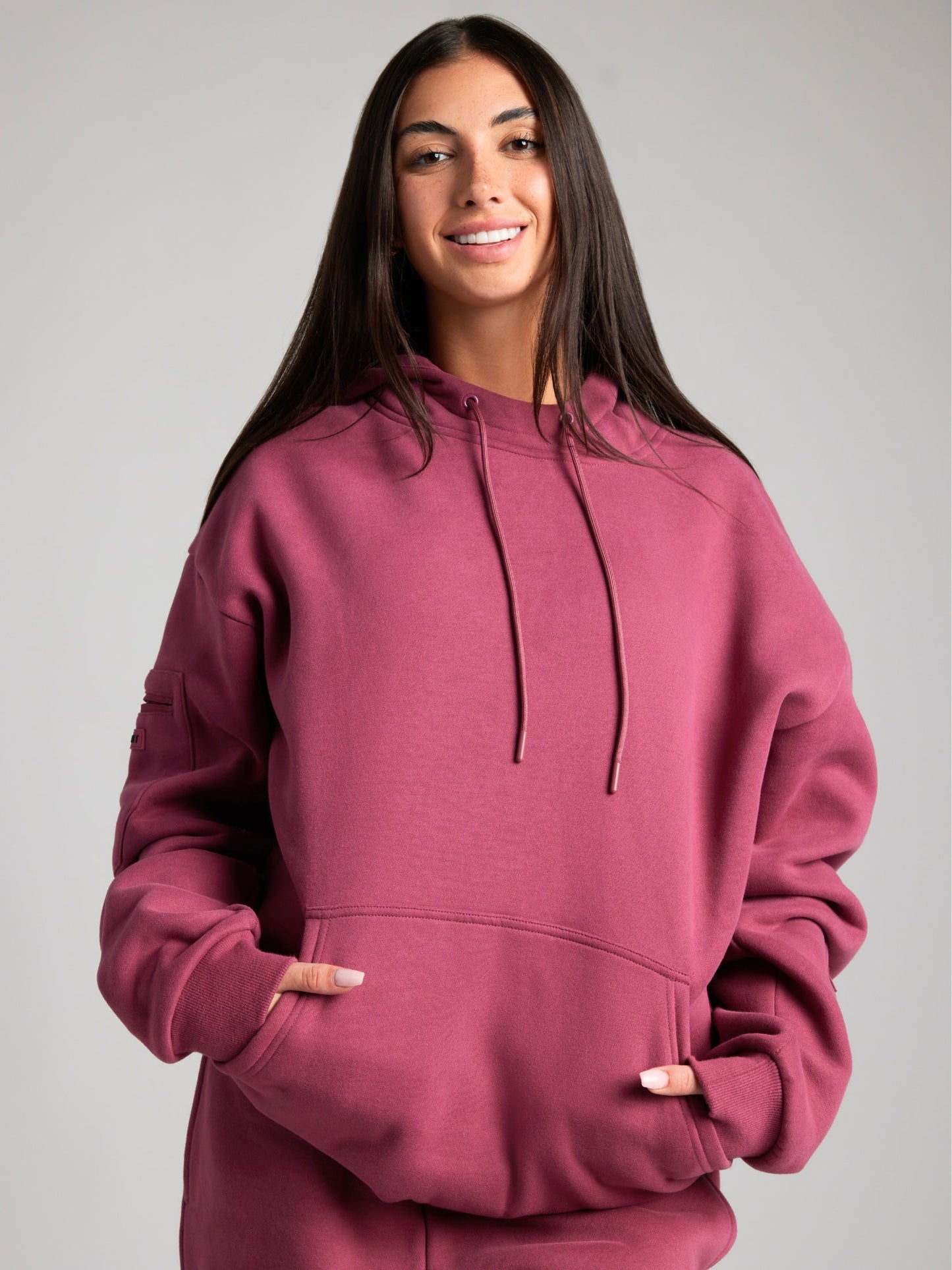 WW | Cozy travel hoodie with airplane mode graphic
