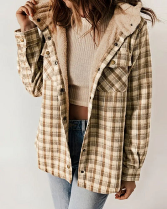 WW | Karierte Kapuzenjacke