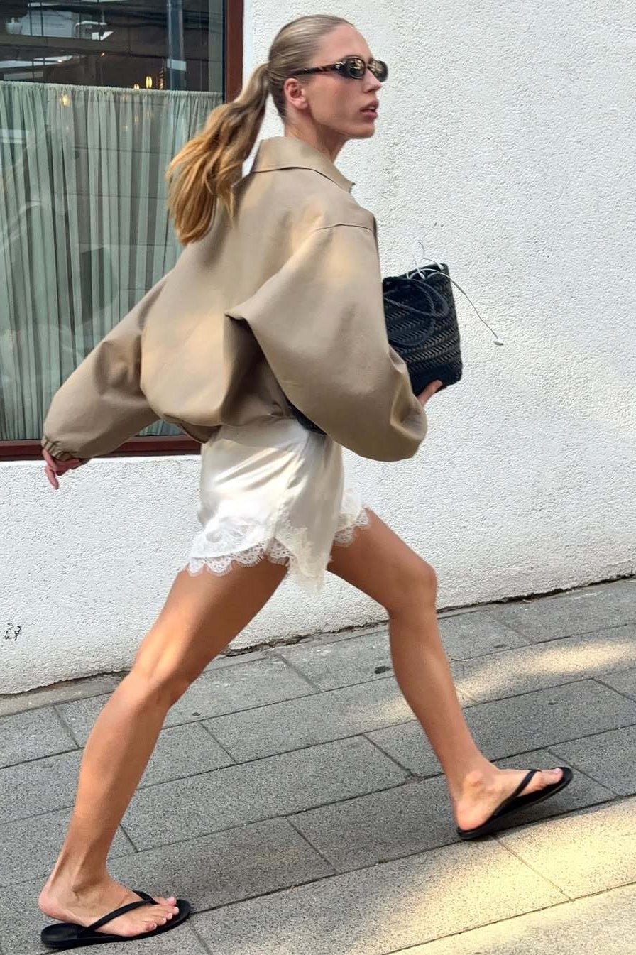 WW | Up Cropped Khaki Jacke