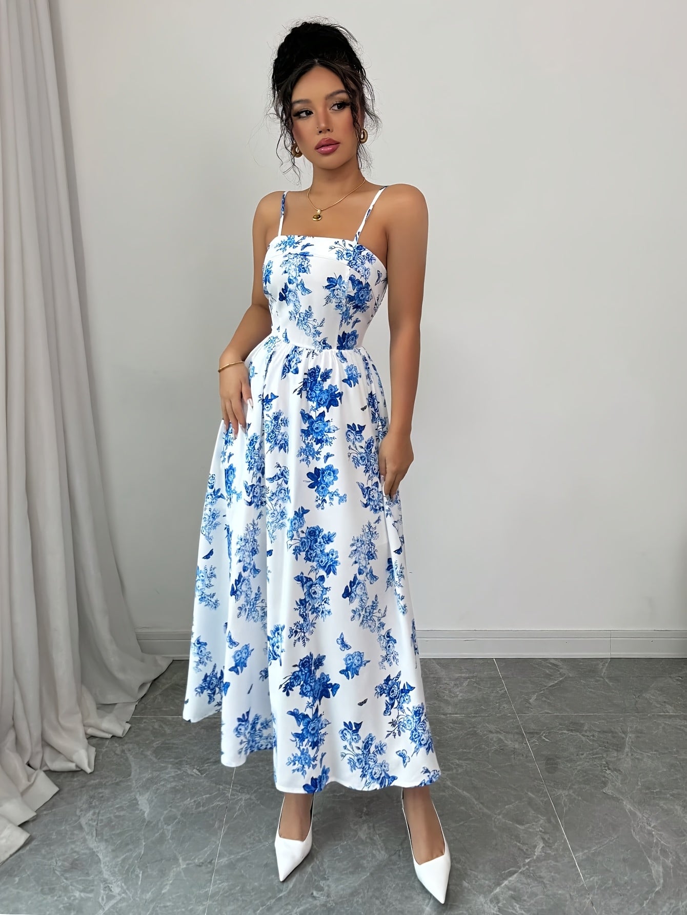 Seraphina - Maxi Dress with Carmen Neckline