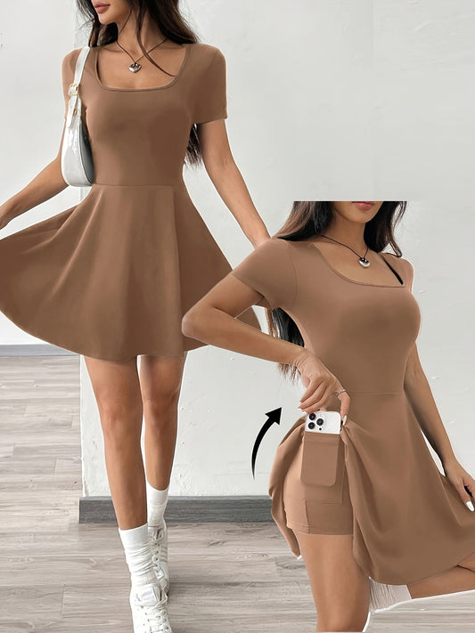 Sculpt & Soft Bandeau Mini Dress