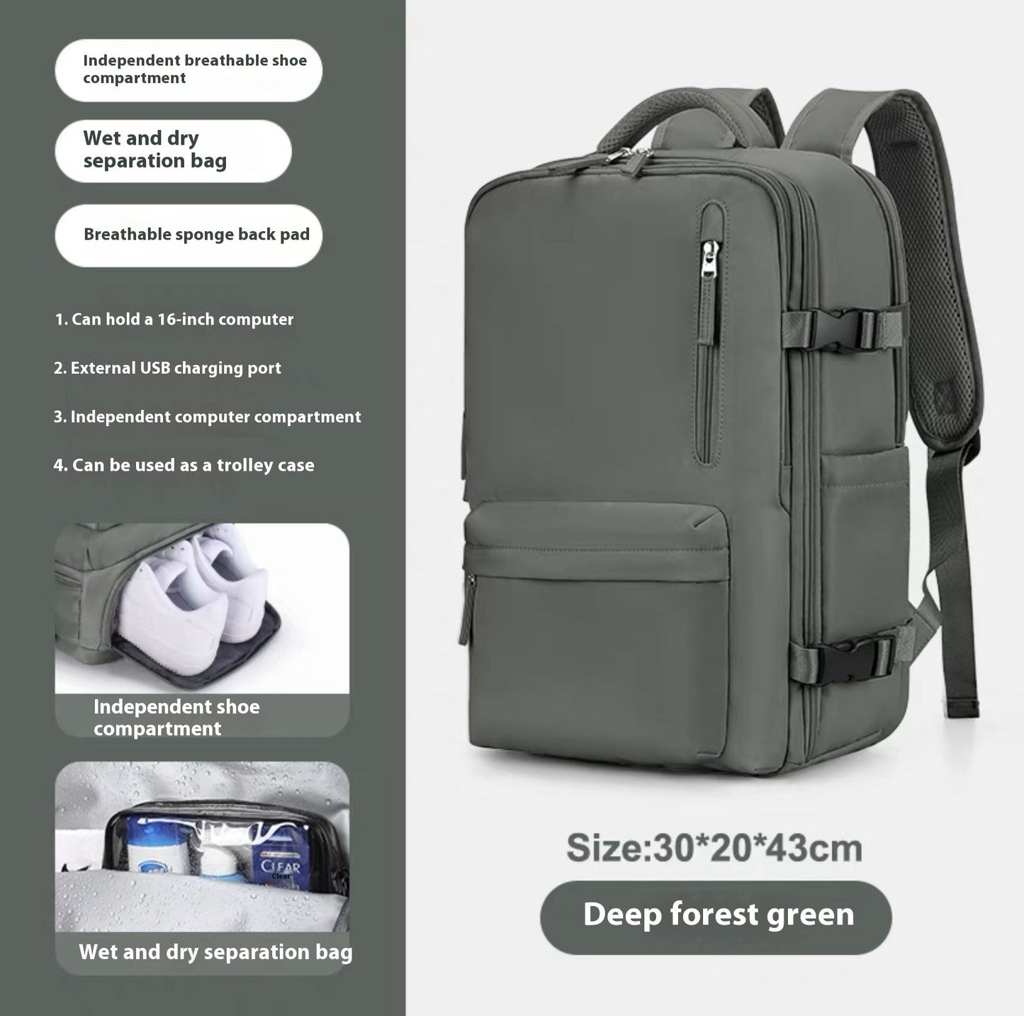 WW | Spacious Versatile Backpack