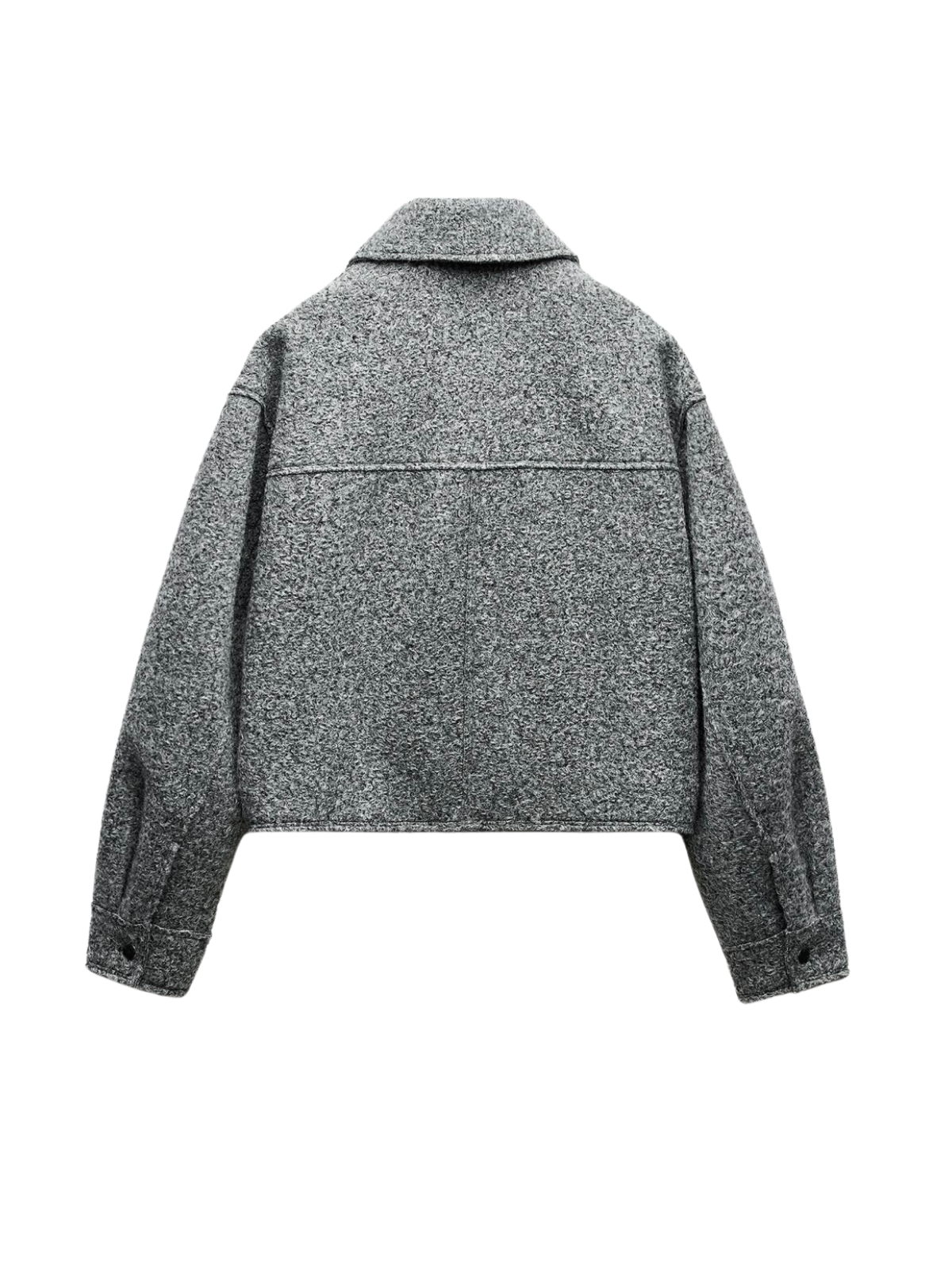 WW | Stil Bouclé Graue Jacke