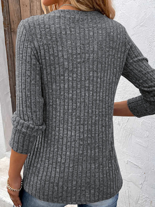 WW | Gerippter Stricktop