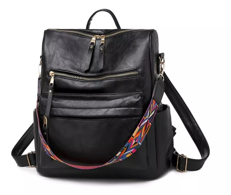 WW | Elegant Soft Leather Backpack