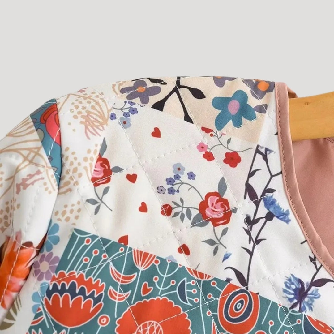 WW | Women's Lightweight Summer Quilted Jacket – Printed Boho Style