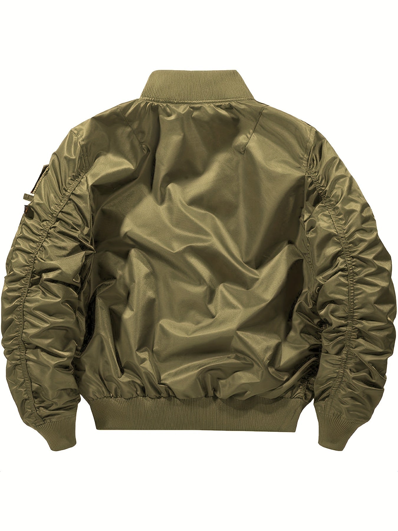 WW | Men's Stand-Up Collar Tactical Bomber Jacket - Perfect for Outdoor Activities