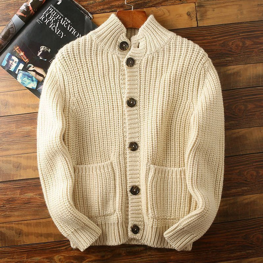 WW | Strickpullover mit Knopfverschluss für Herren