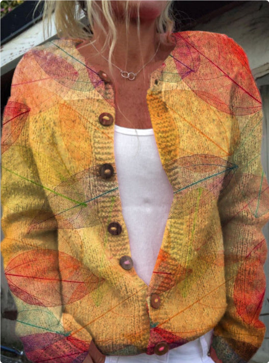 WW | 3D Digitally Printed Cardigan for Women
