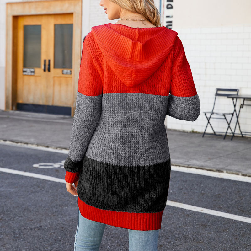 WW | Farbblock Strickjacke