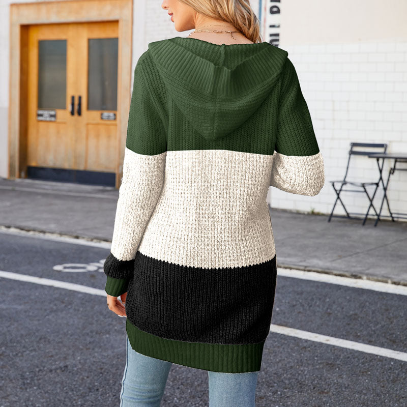 WW | Farbblock Strickjacke