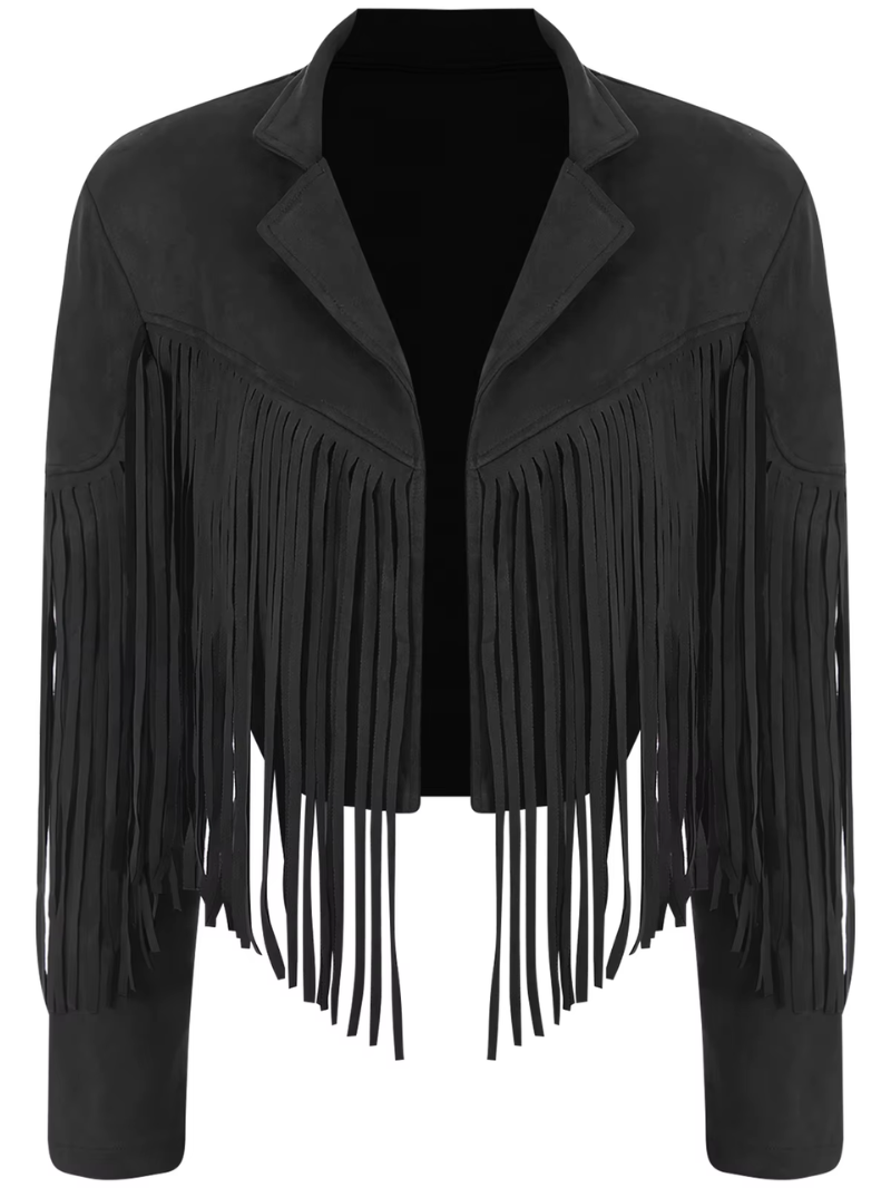 WW | Brown jacket with fringes