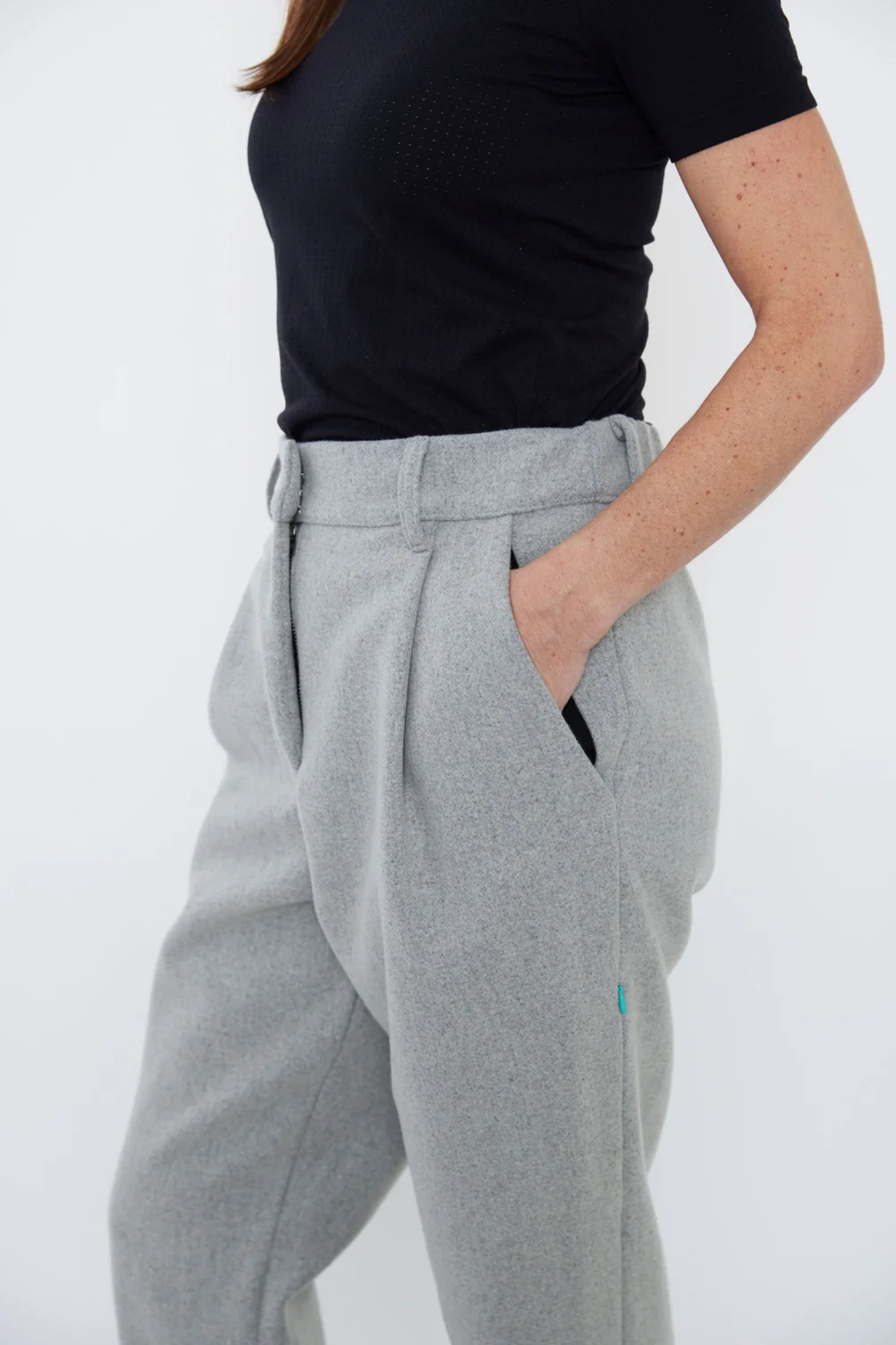 Leona | Trousers in Light Grey