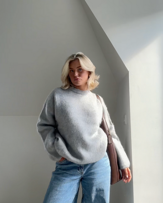 WW | Mohair Blend Crew Neck Sweater