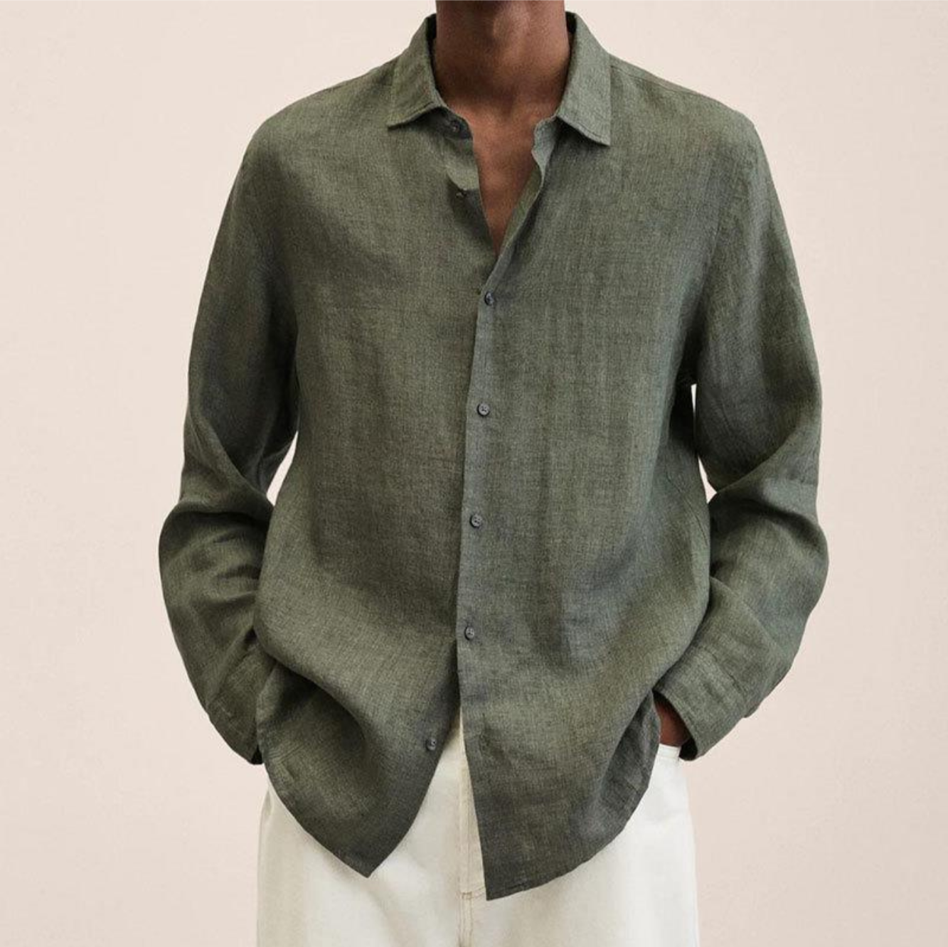 WW | Men's Long Linen Shirt