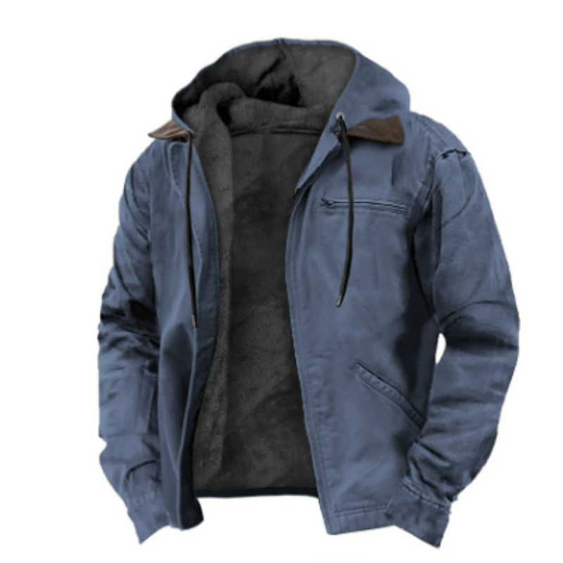 WW | Klassische Warme Kapuzenjacke Für Herren