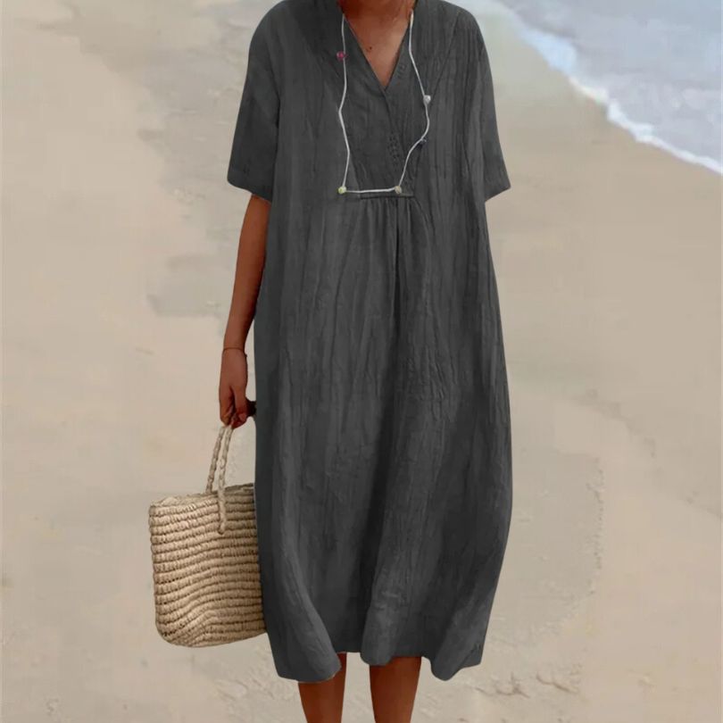 WW | Bequeme Kleid aus Leinen