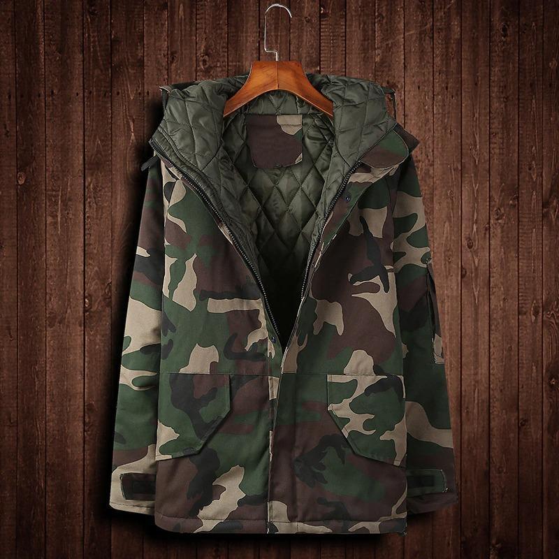 WW | Moderne Camouflagejacke Mit Kapuze