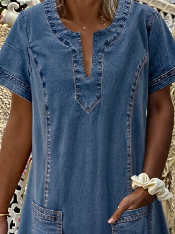 Sofia soft denim dress