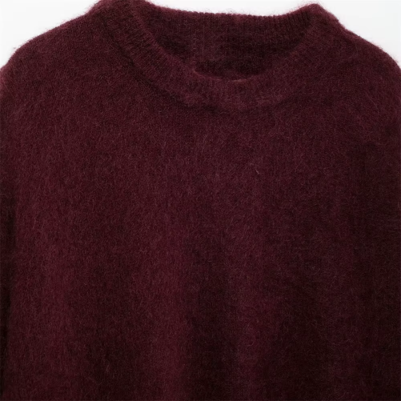 WW | Solid Crew Neck Sweater