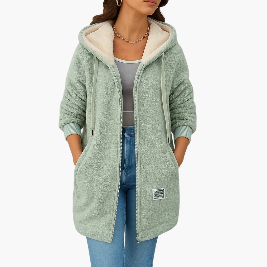 WW | Fleecejacke mit Kapuze - Modischer Komfort für Freizeit & Alltag