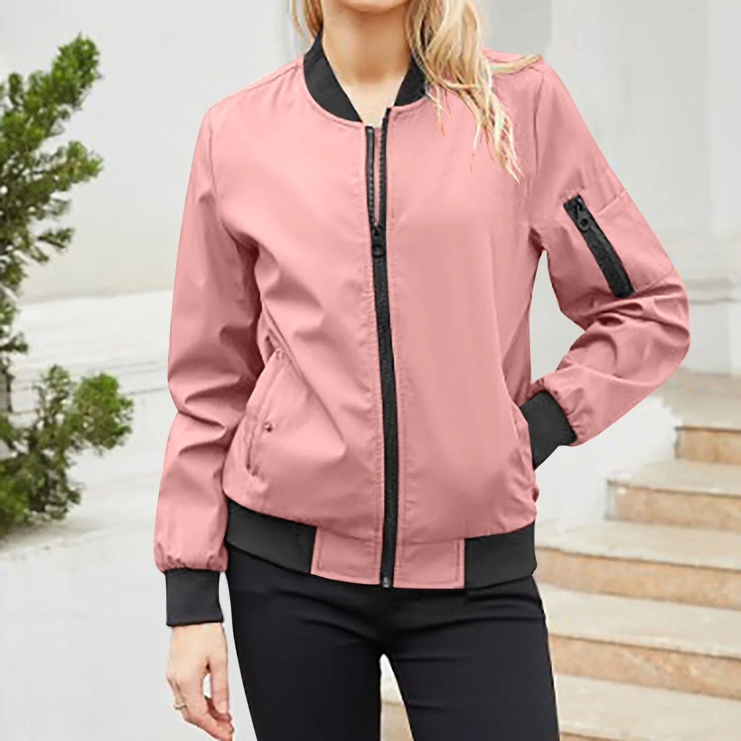 WW | Windbreaker with Hood and Streetwear Look