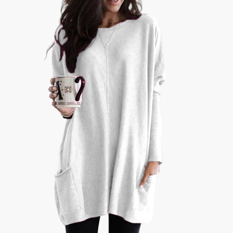 WW | Longpullover im Oversize-Stil - Bequemer Casual-Look für Herbst und Winter