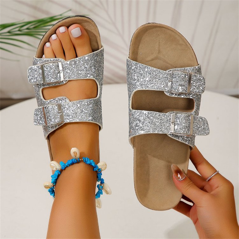 W&W - Glitzersandalen