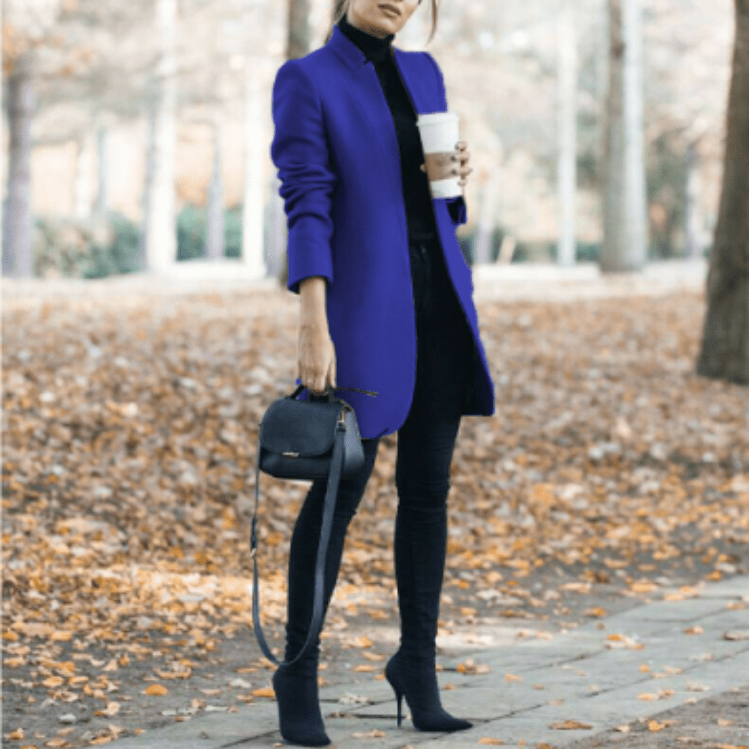 WW | Longline Coat - Open Front - Tailored Silhouette