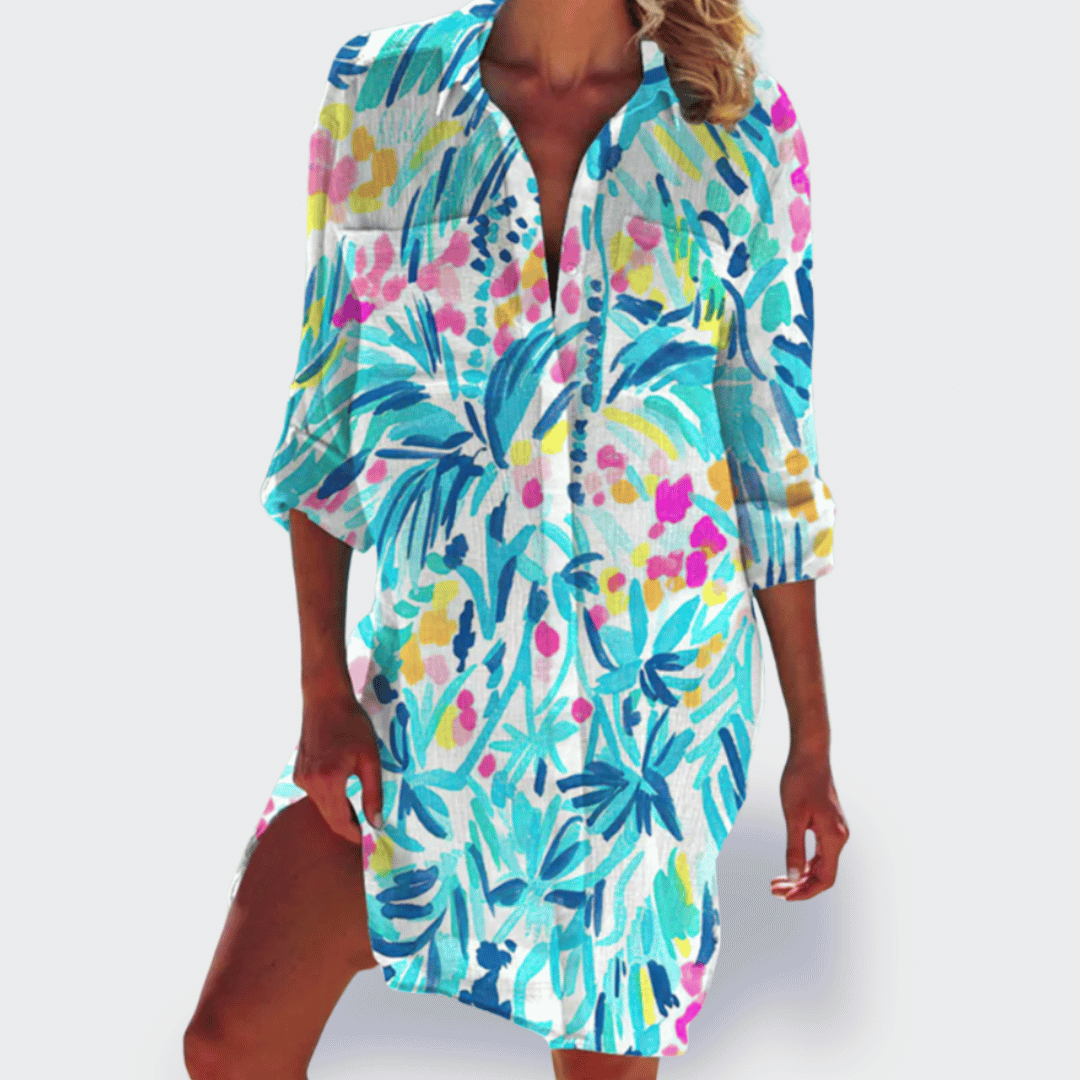 Brigitte | Colourful and light summer dress