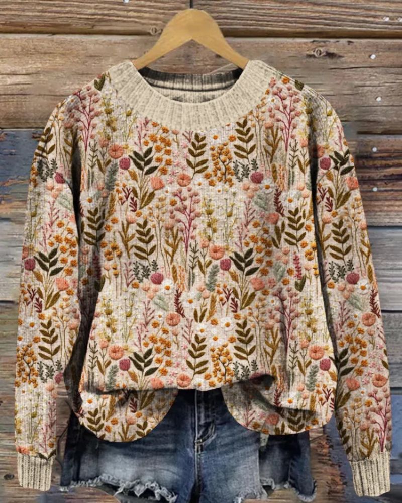 WW | Comfortable floral sweater