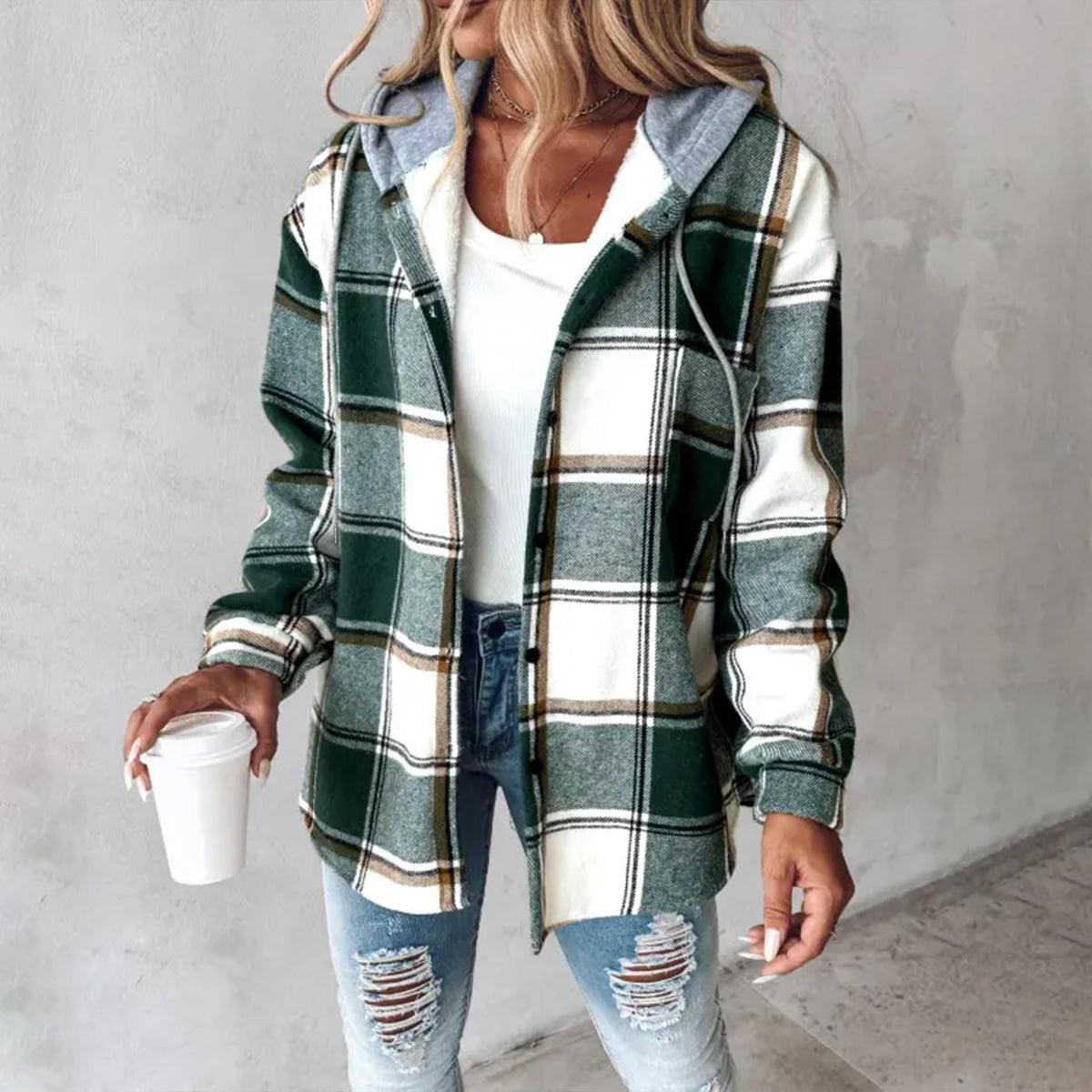 WW | Herbstkarierte Jacke für Damen