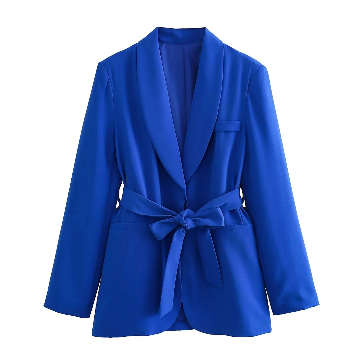 WW | Mehrfarben Hausanzug Stil Blazer und Hose Satz