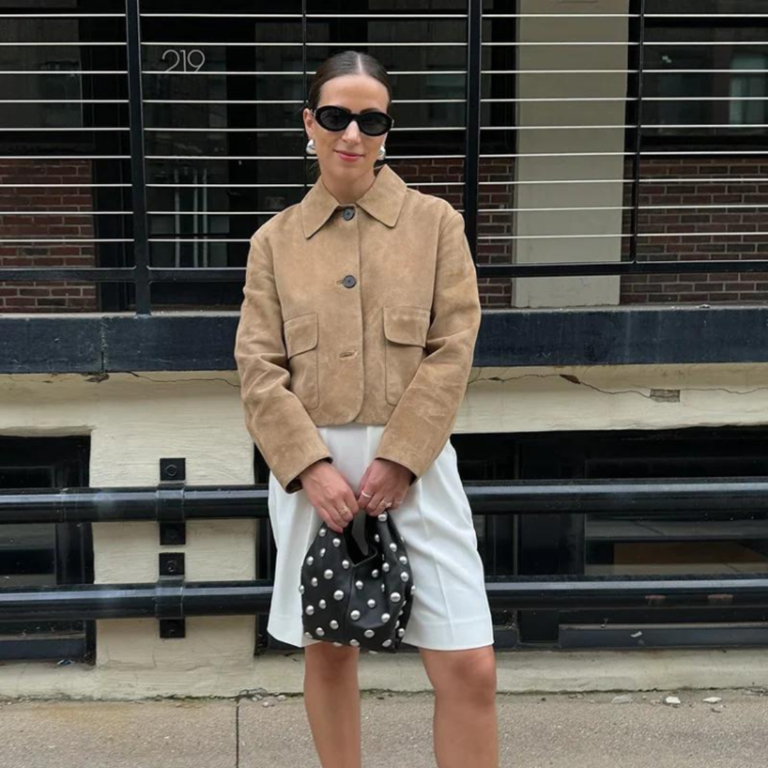 WW | Beige Leather Jacket