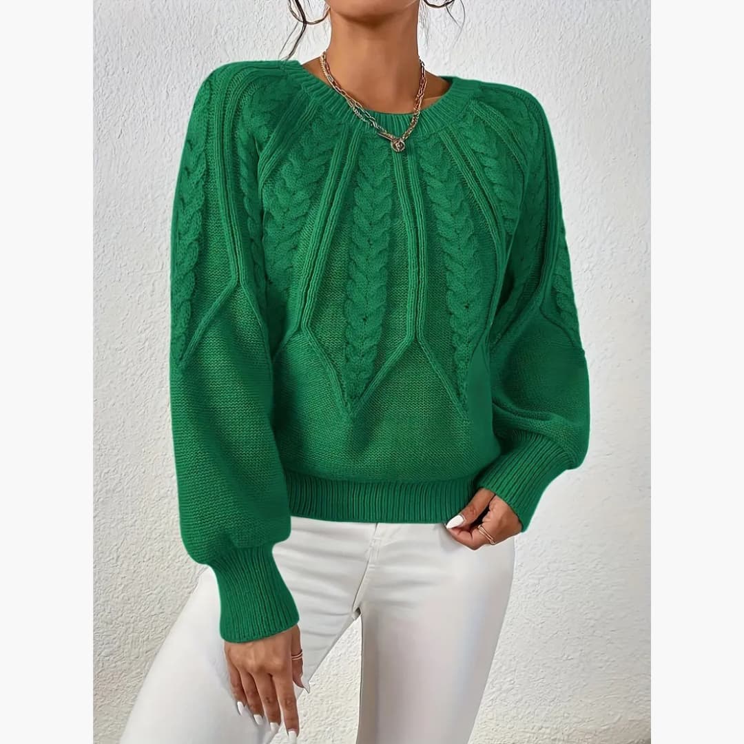 WW | Women's Classic Cable Knit Sweater