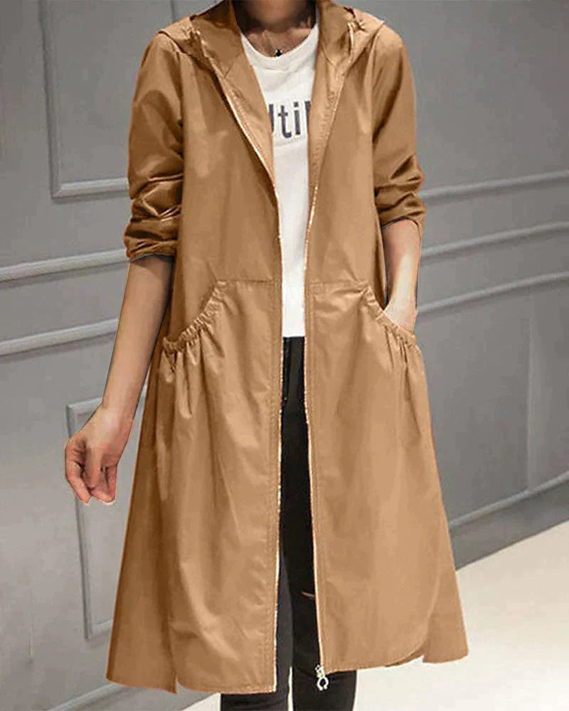 WW | Casual Women's Jacket with Zipper and Pockets