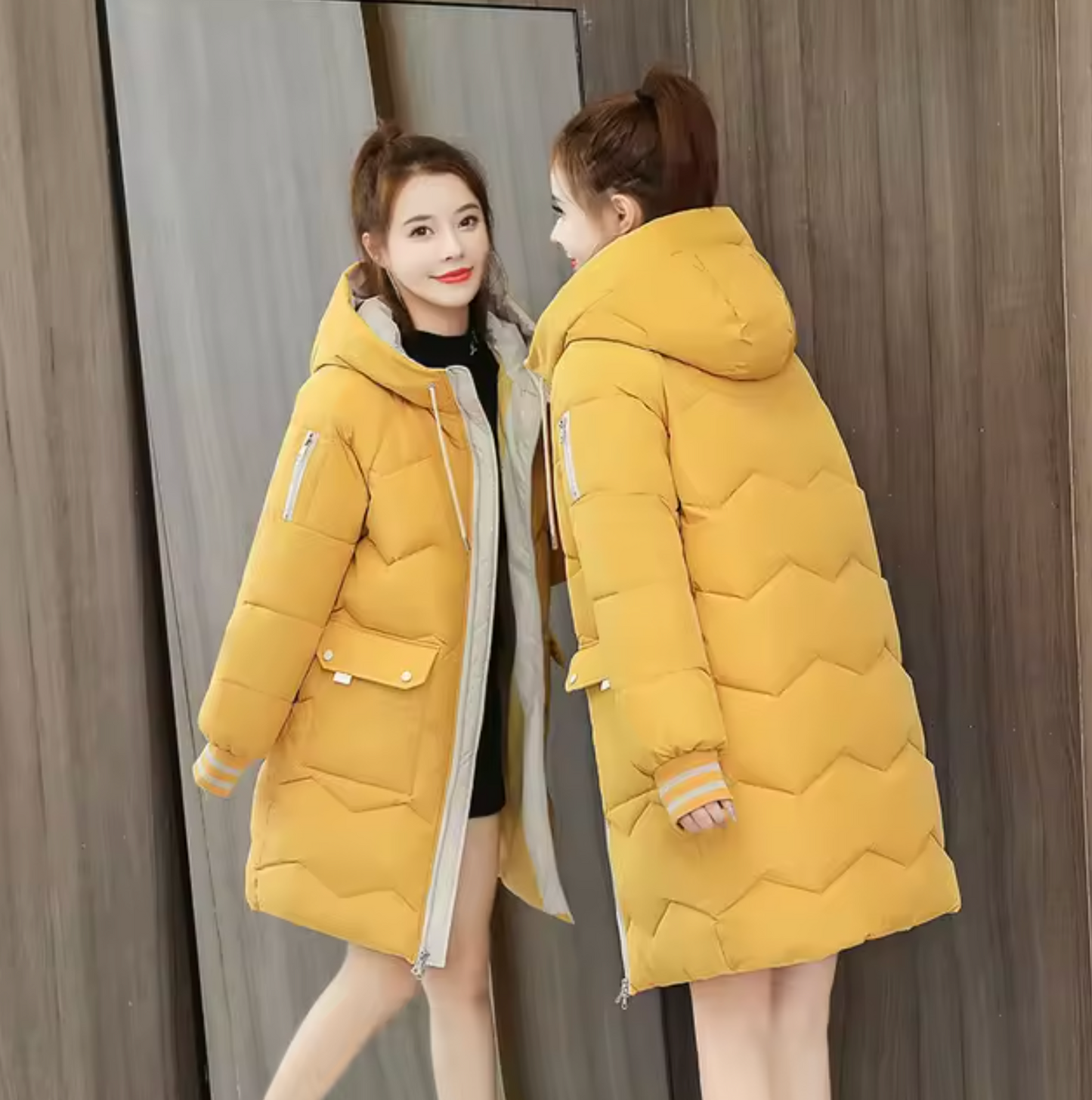 WW | Lange Parka Baumwolljacke