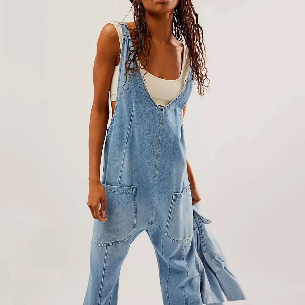 WW | Stylish Denim Jumpsuit