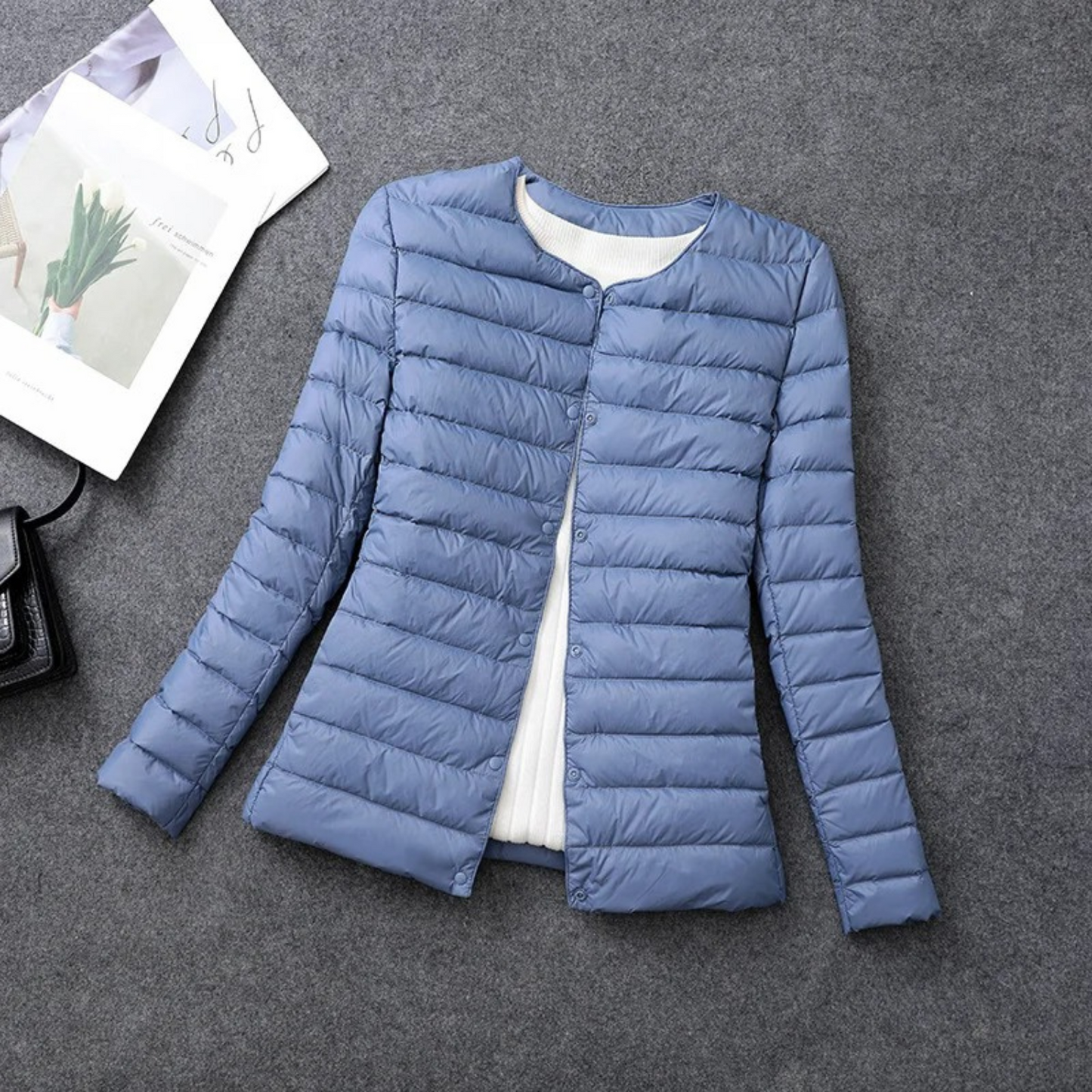 WW | Damen Leichte Daunenjacke - Mit Knöpfen