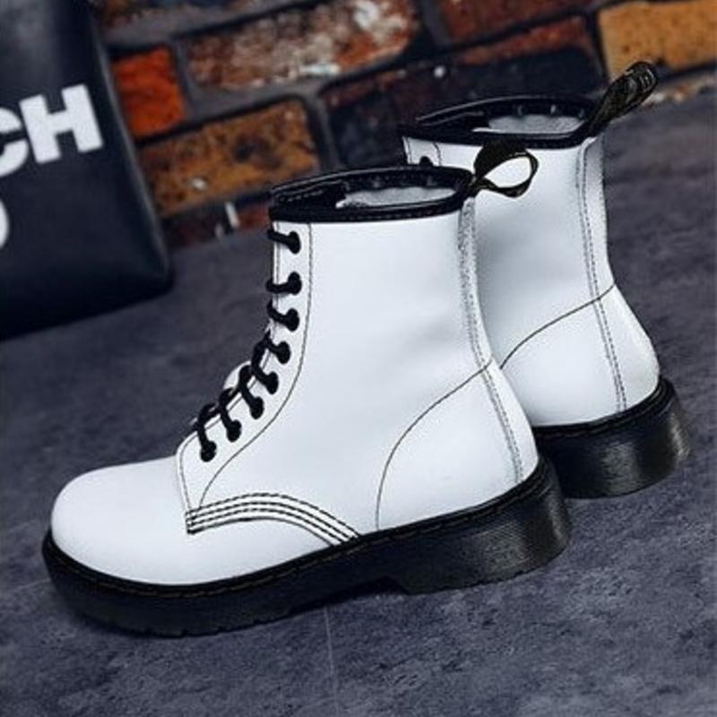 WW | Kampfstiefel Leder Schnürung Knöchelhoch Robuste Gummisohle