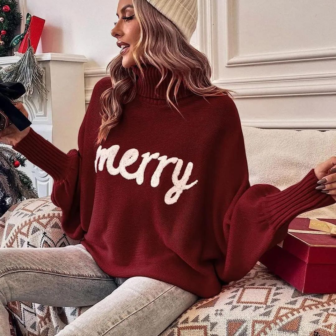 WW | Festlicher Pullover für Frauen mit Rollkragen