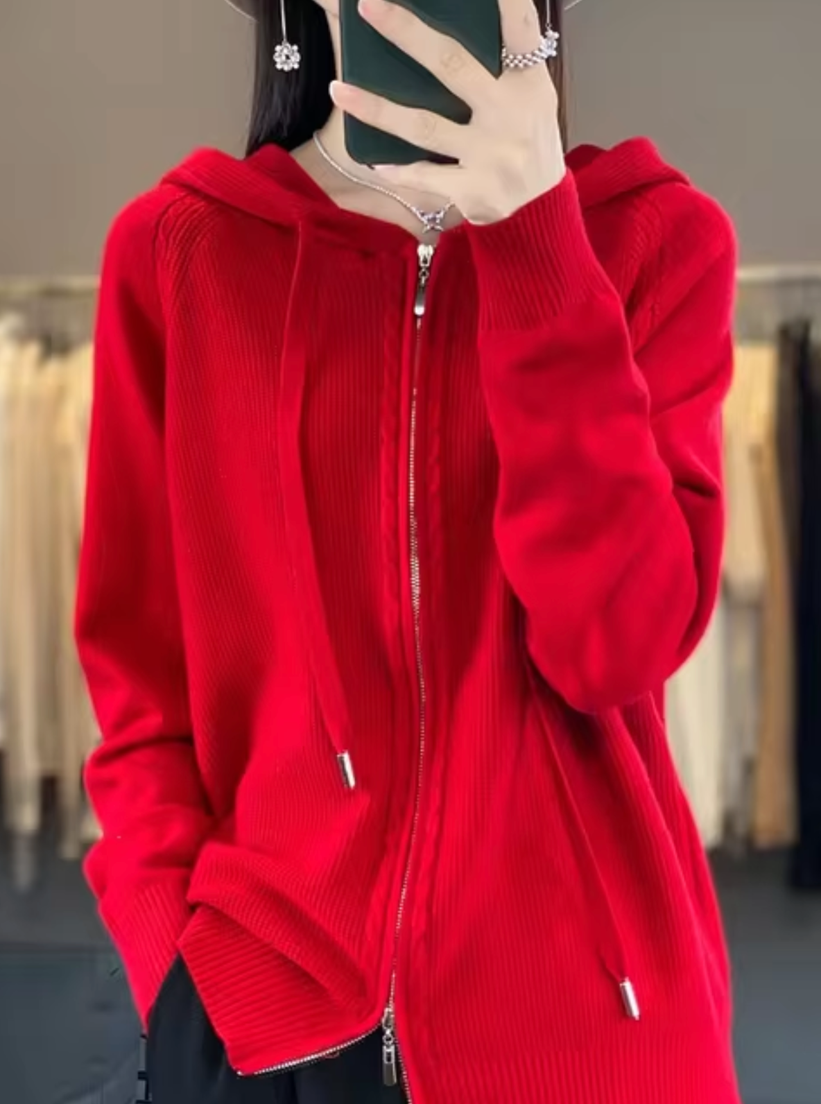 WW | Cardigan with hood