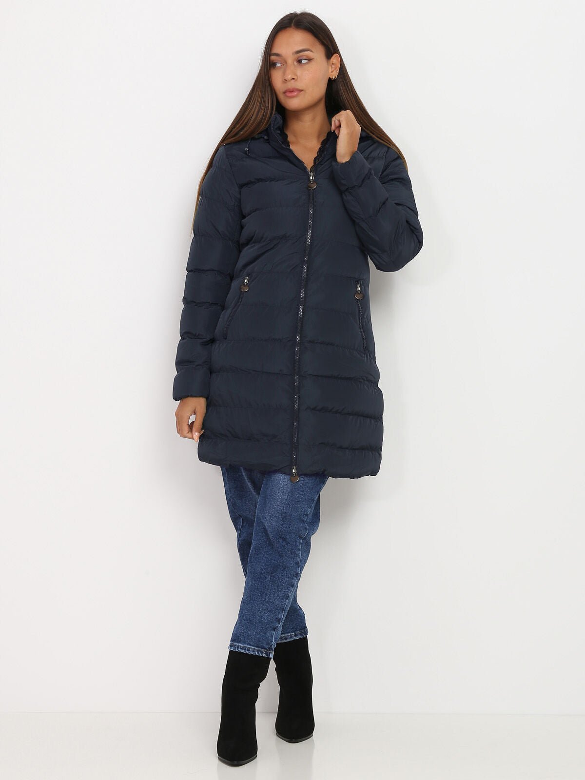 WW | Kapuzen-Puffer-Jacke - Wasserabweisend - Polyesterfüllung - Winterkomfort